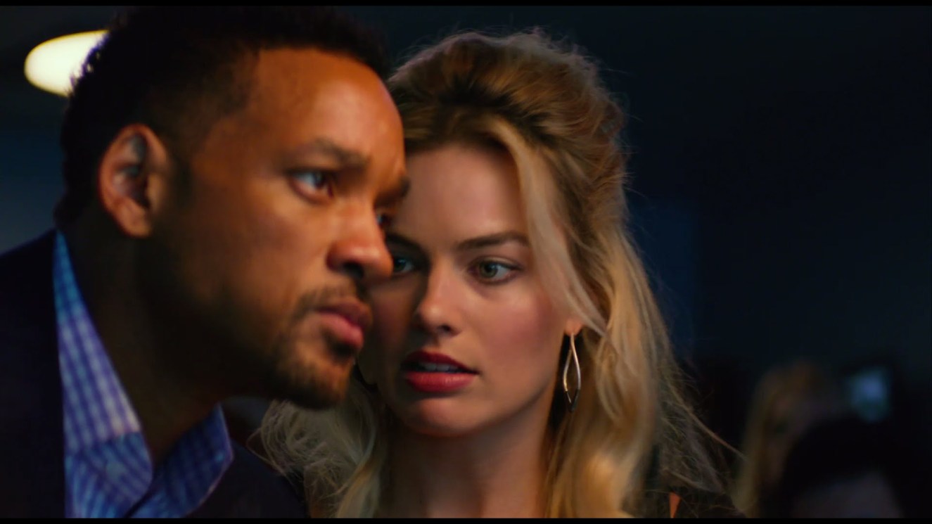 Margot Robbie actually beat Will Smith's time on "Top Gear". This was his reaction.